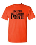 Alcatraz Penitentiary Inmate — Orange T-Shirt — front