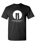 Reynholm Industries IT Department — Black T-Shirt — front