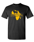 Zamunda Map — Black T-Shirt — front