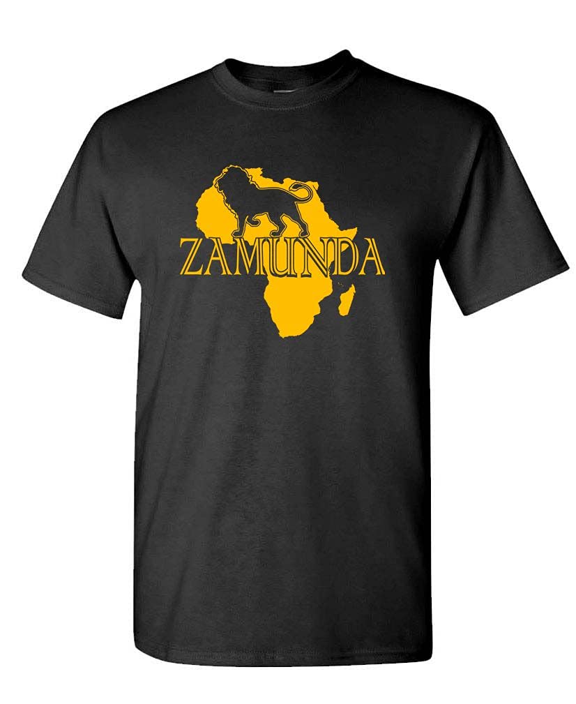 Zamunda Map — Black T-Shirt — front