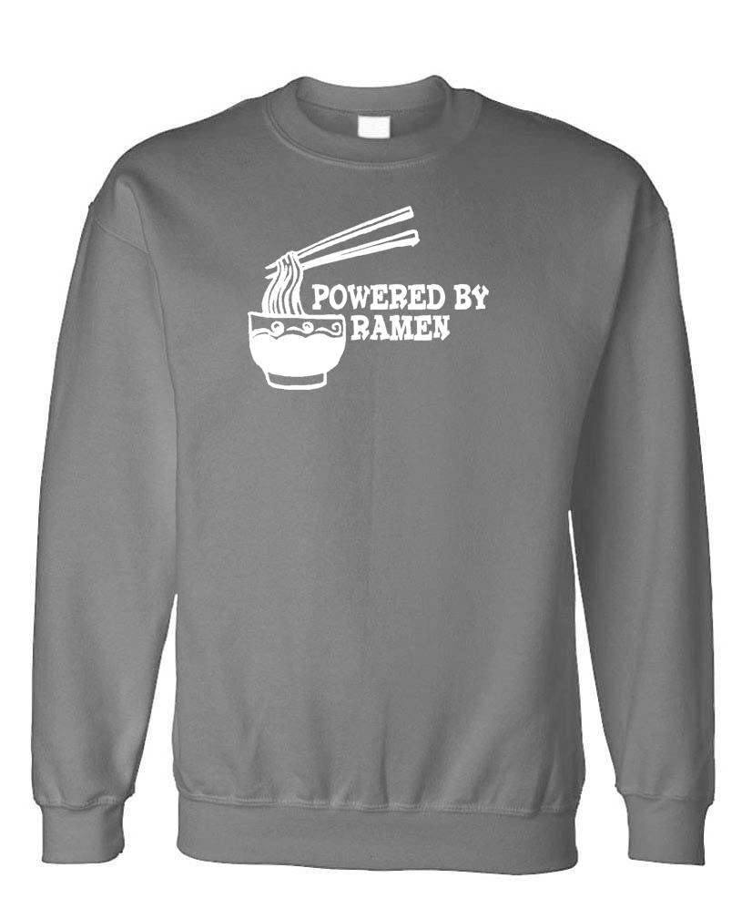 Powered by Ramen — Charcoal Sweatshirt — front