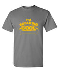 I'm Sofa King Cool — Charcoal T-Shirt — front