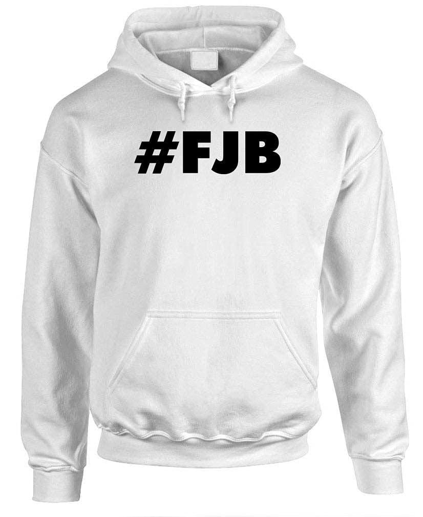 FJB — White Hoodie — front
