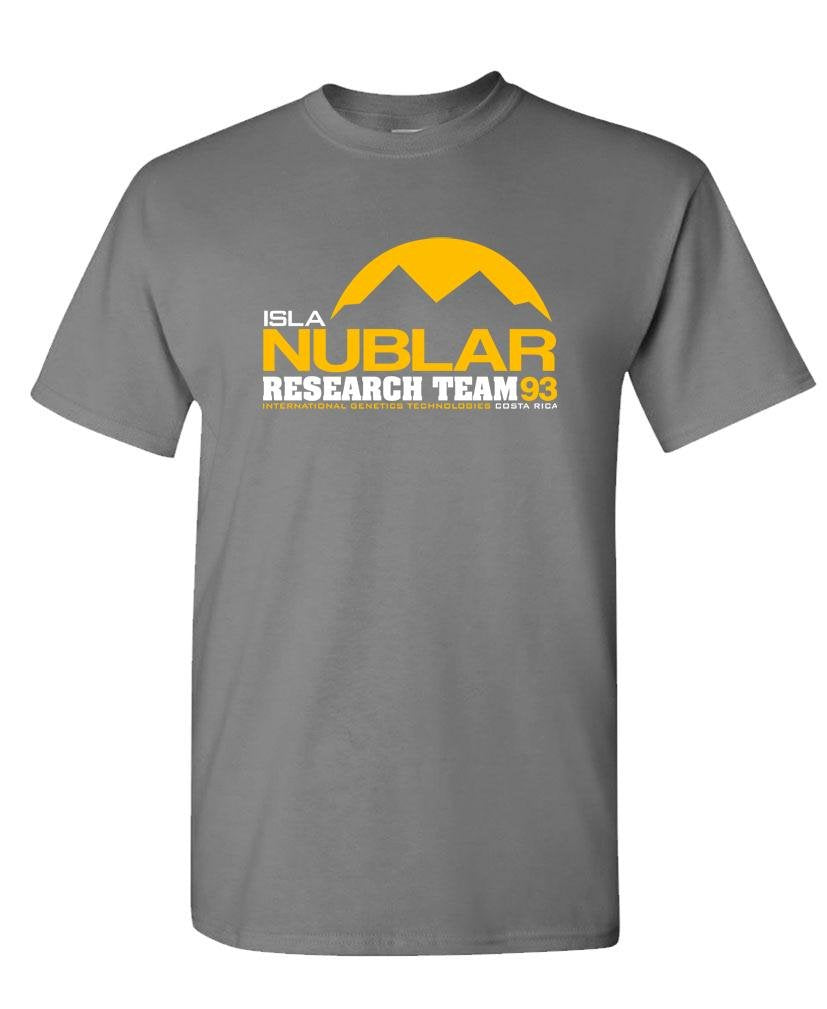 Isla Nublar Research Team 93 — Charcoal T-Shirt — front