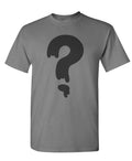 Dripping Question Mark — Charcoal T-Shirt — front