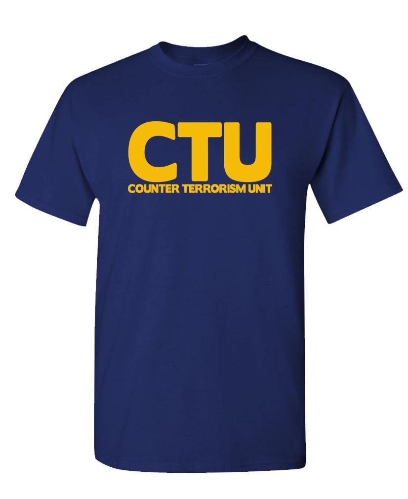 CTU Counter Terrorism Unit — Navy T-Shirt — front