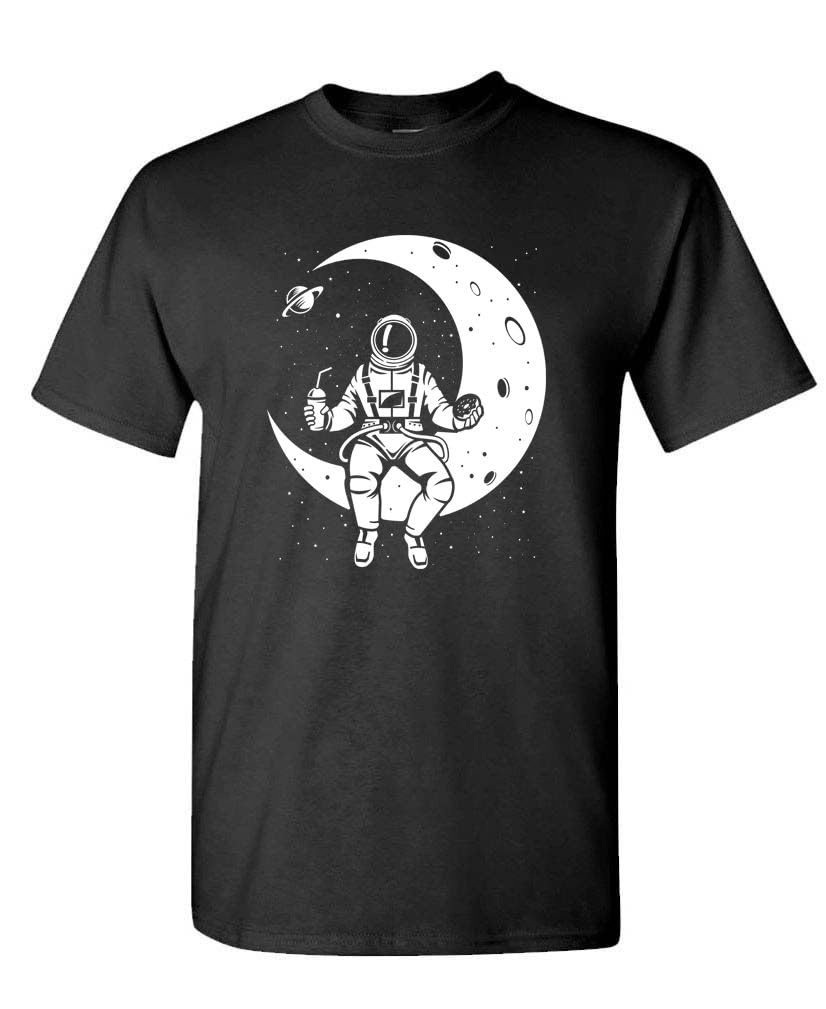 Launch Break — Black T-Shirt — front