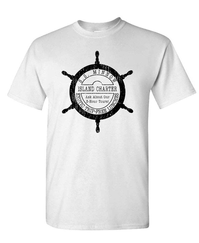 S.S. Minnow Island Charters — White T-Shirt — front