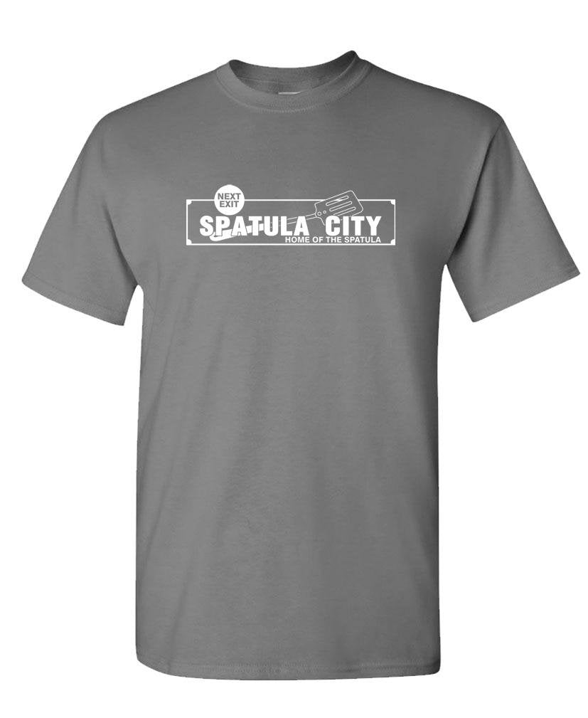 Spatula City — Charcoal T-Shirt — front