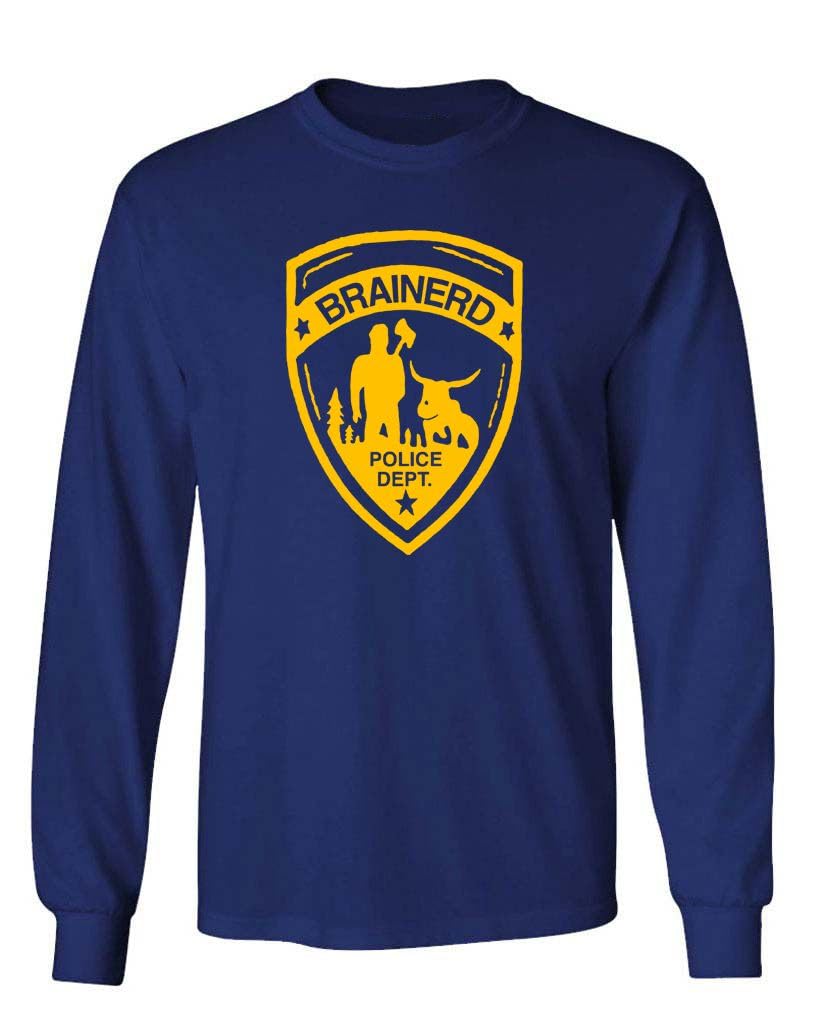 Brainerd Police Department — Navy Long Sleeve T-Shirt — front