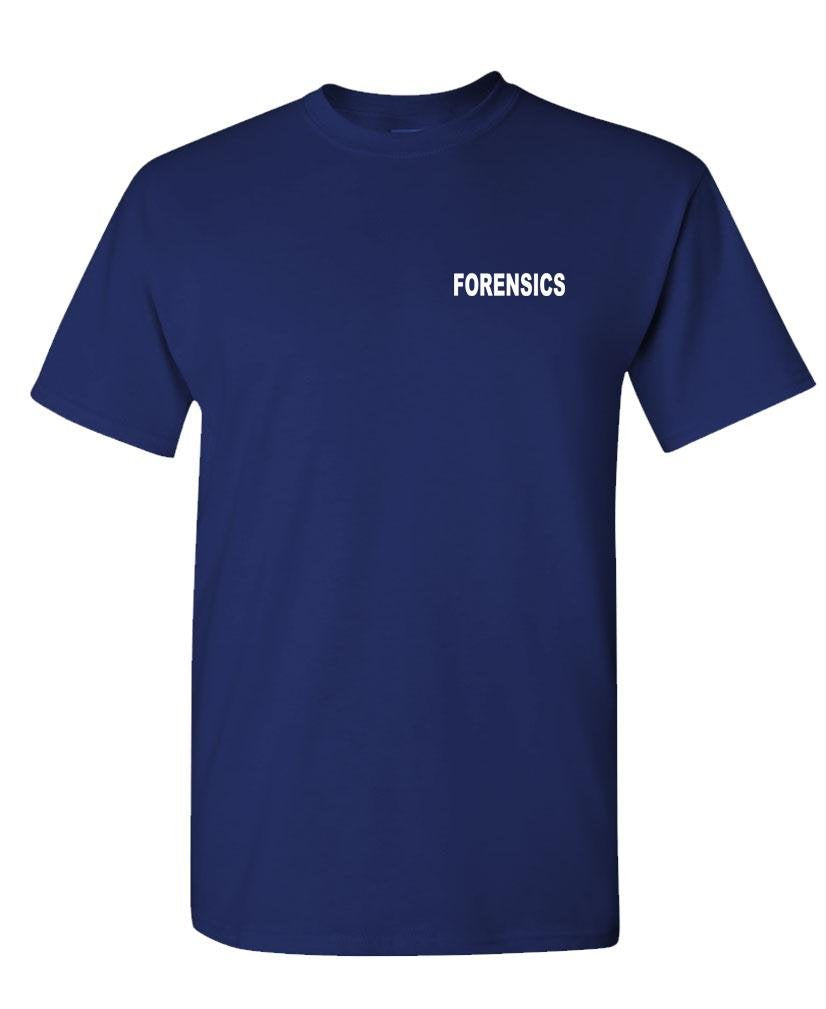 Forensics — Navy T-Shirt — front