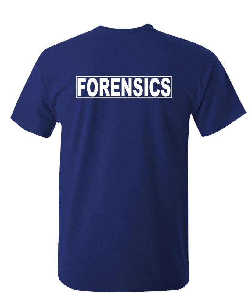 Forensics — Navy T-Shirt — back 1
