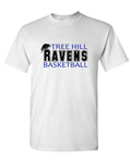Tree Hill Ravens Basketball — White T-Shirt — front