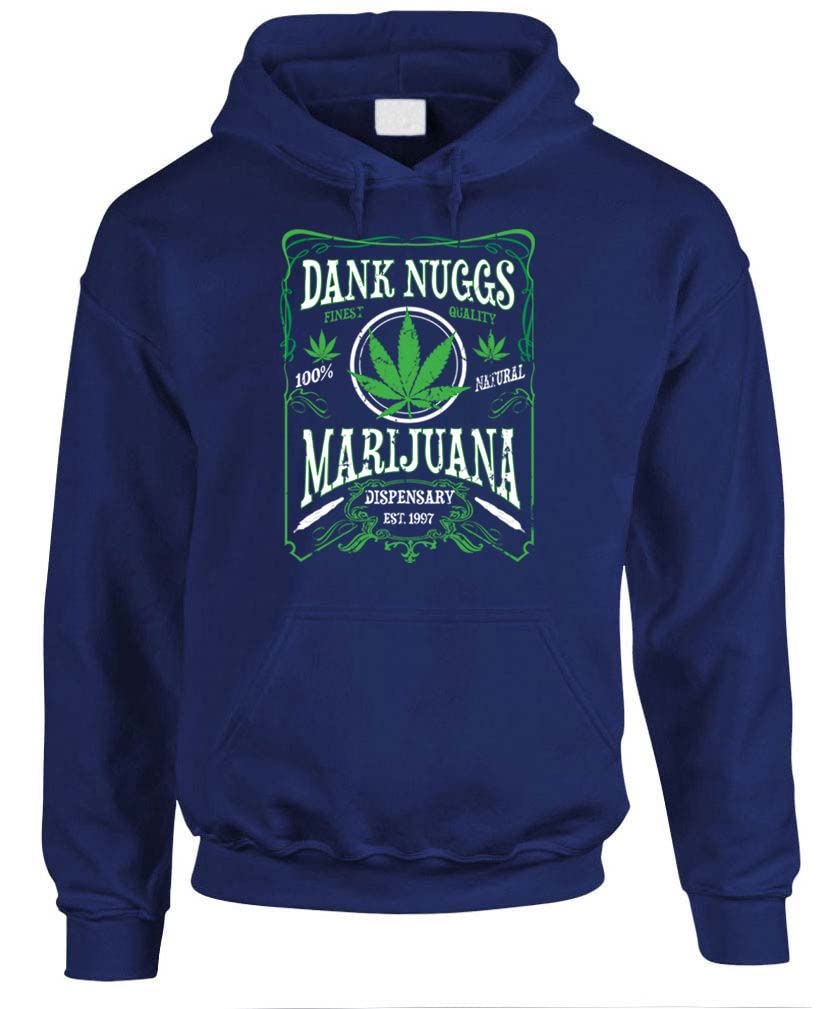 Dank Nuggs — Navy Hoodie — front