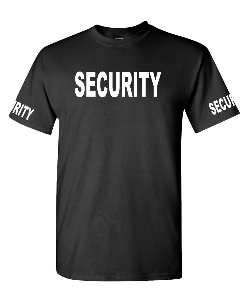 Security Staff T-Shirt - Black