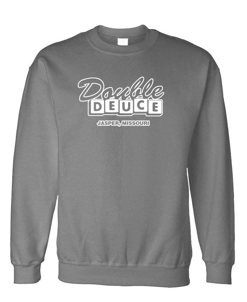 Double Deuce — Charcoal Sweatshirt — front