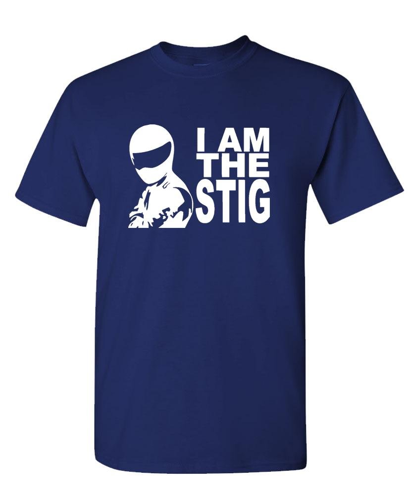 I Am the Stig — Navy T-Shirt — front