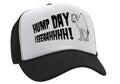 Hump Day Yeahhhh — Black Trucker Hat — front