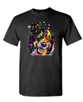 Border Collie — Black T-Shirt — front