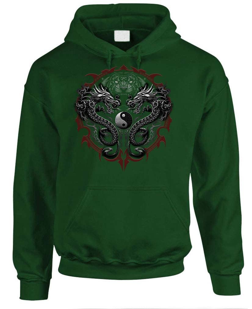 Bengal Rising — Forest Green Hoodie — front