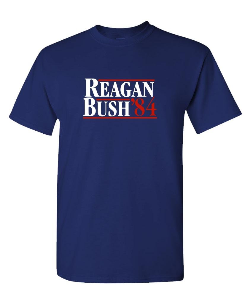Reagan Bush 84 — Navy T-Shirt — front