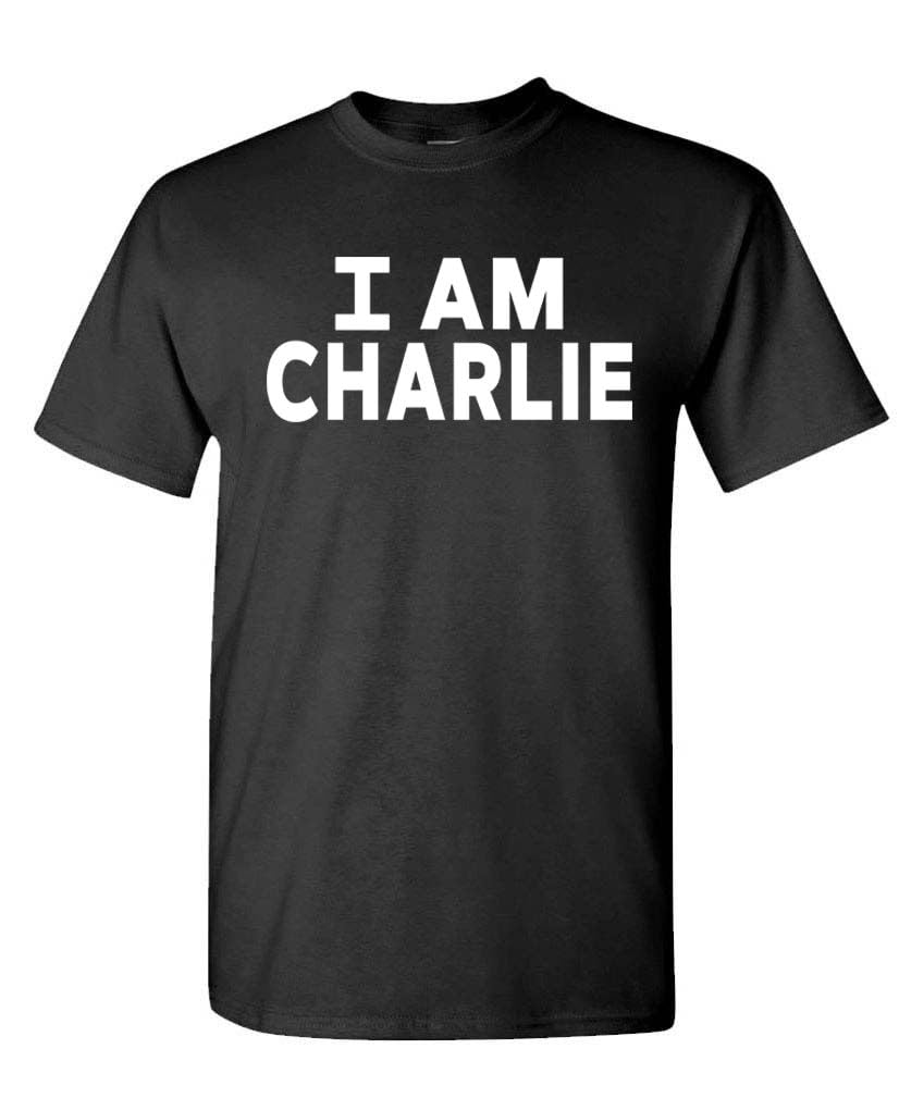 I Am Charlie — Black - I Am Charlie T-Shirt — front