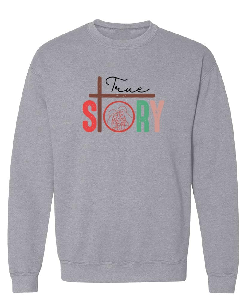 Christmas True Story — Sport Gray Sweatshirt — front