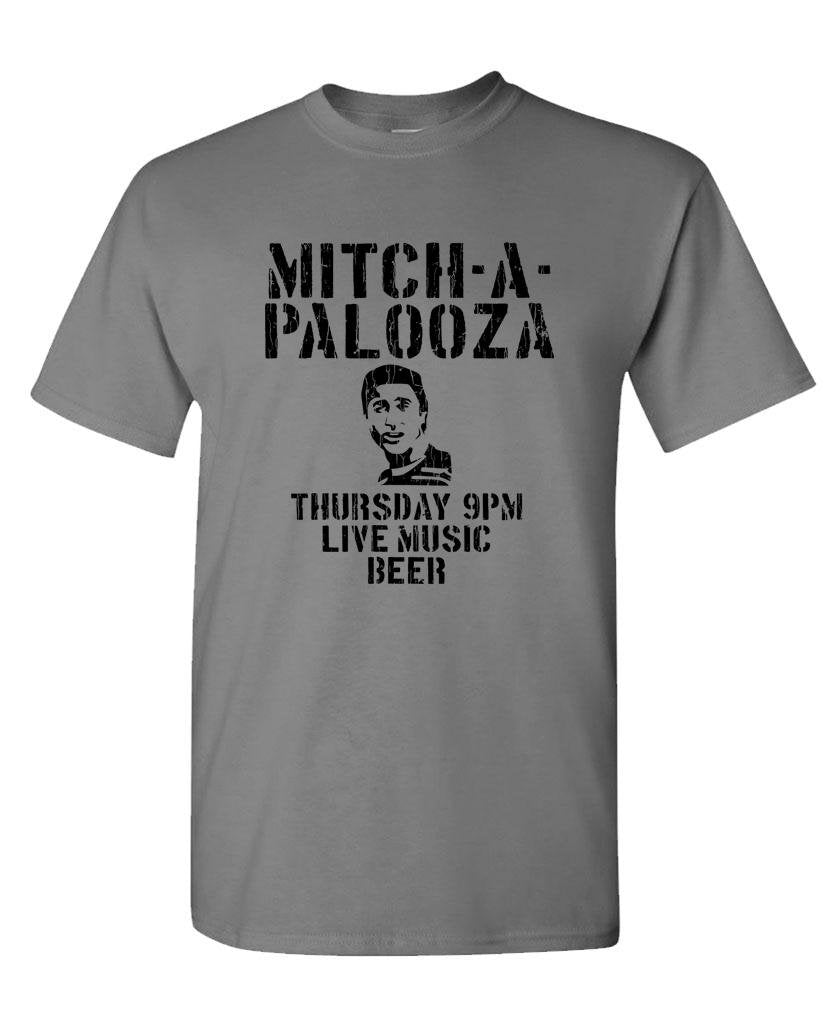 Mitch-a-Palooza — Charcoal T-Shirt — front