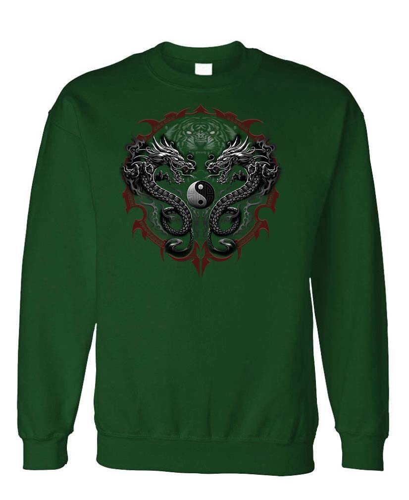 Bengal Rising — Forest Green Sweatshirt — front
