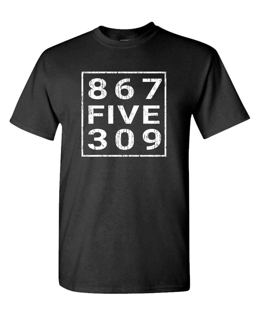 867 Five 309 — Black T-Shirt — front