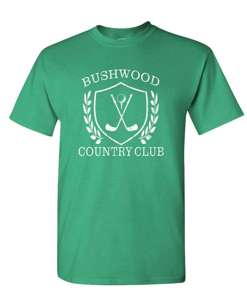 Bushwood Country Club Crest — Green T-Shirt — front