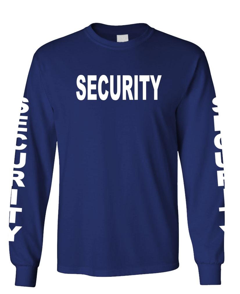 Security Staff Long Sleeve Tee - Navy