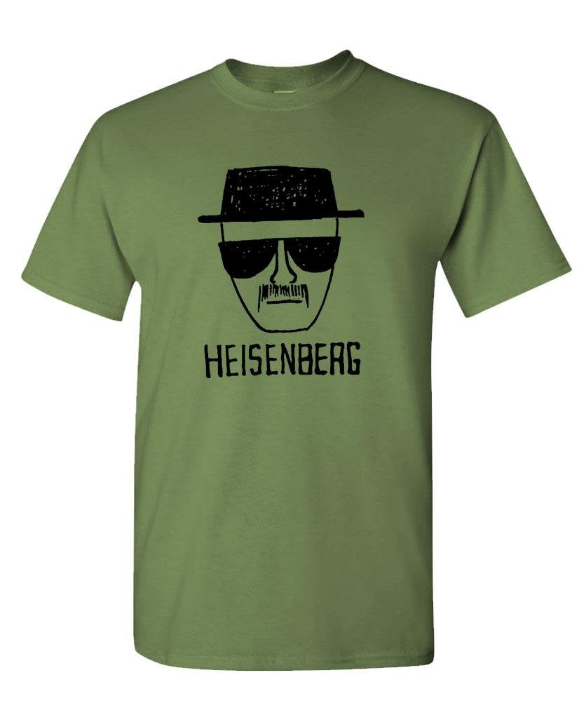 Heisenberg Hat and Glasses — Army T-Shirt — front