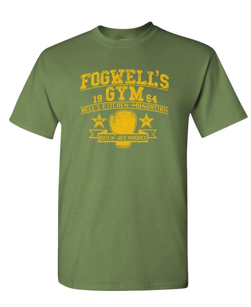 Fogwell's Gym — Military Green T-Shirt — front