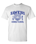 Hawkins Middle School — White T-Shirt — front