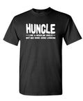 Huncle — Black T-Shirt — front