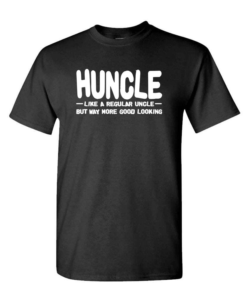 Huncle — Black T-Shirt — front