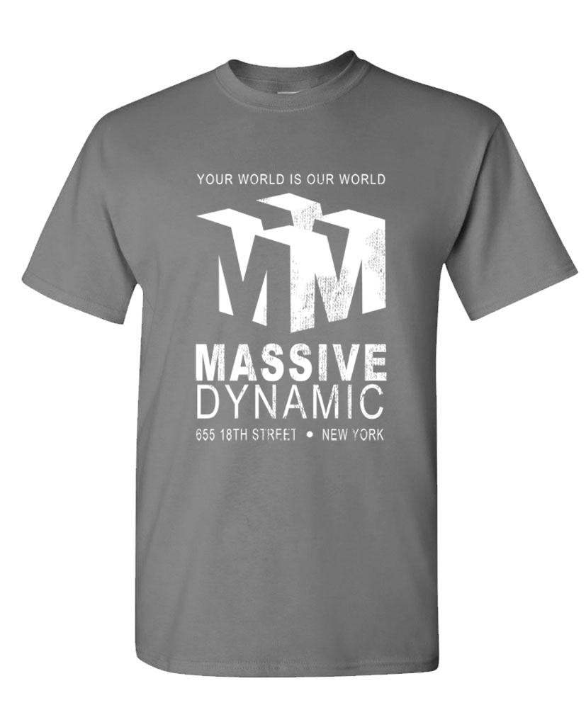 Massive Dynamic — Charcoal T-Shirt — front