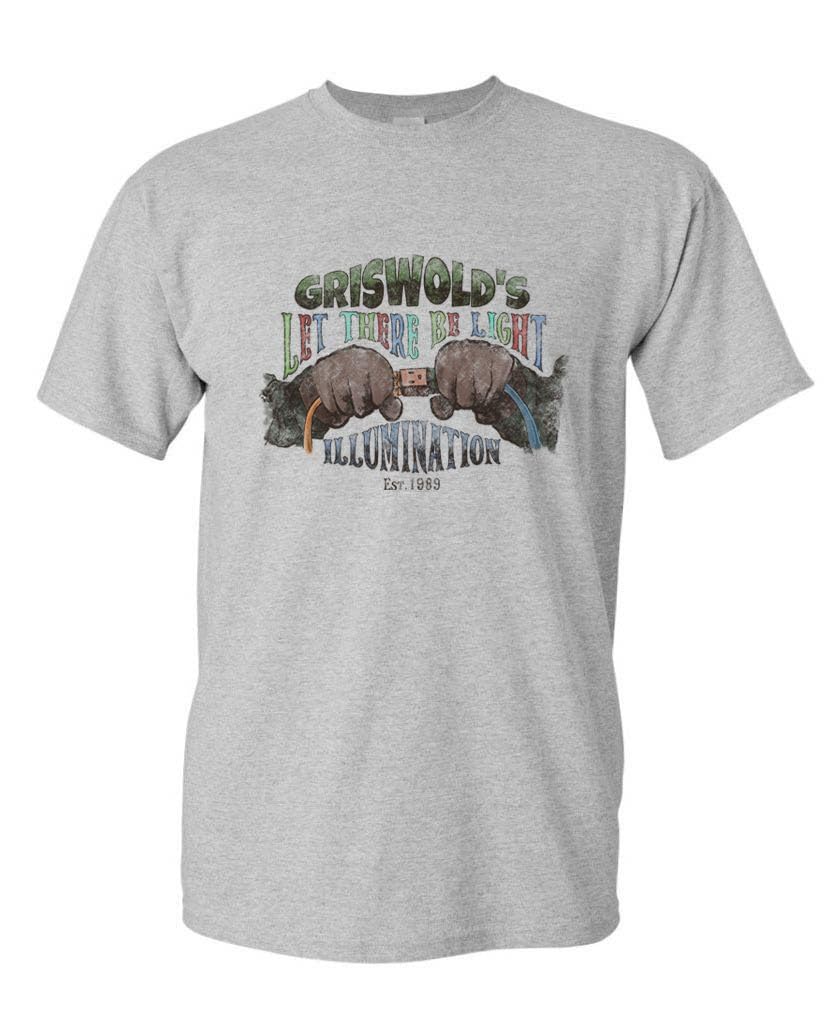 Griswold's Illumination Est. 1989 Funny Christmas — Ash Grey T-Shirt — front