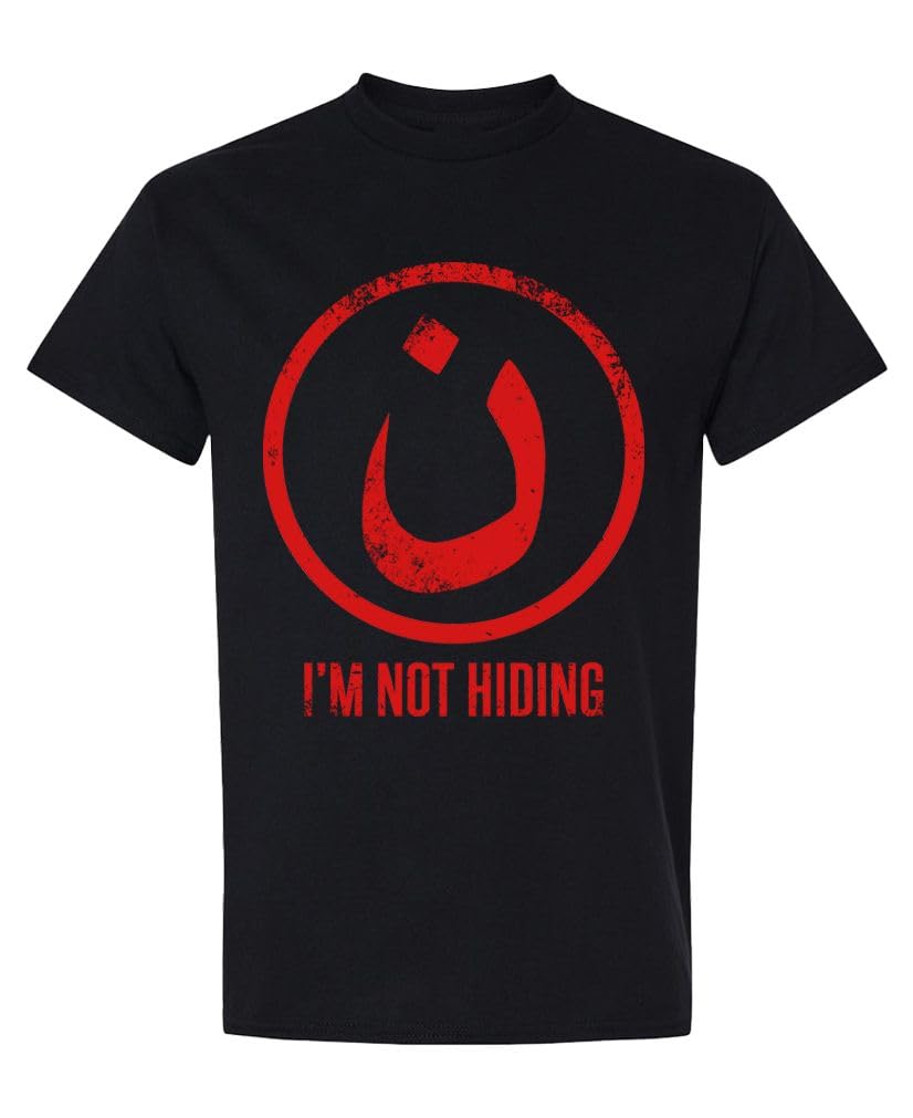 Nazarene I'm Not Hiding — Black T-Shirt — front