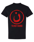 Nazarene I'm Not Hiding — Black T-Shirt — front