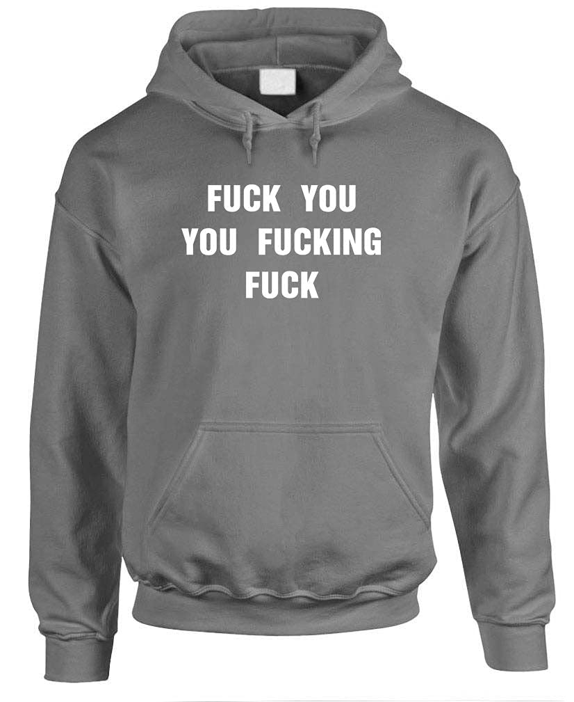 Fuck You Fucking Fuck — Charcoal Hoodie — front