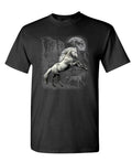 White Horse Wilderness — Black T-Shirt — front