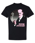 Pink Freud — Black T-Shirt — front