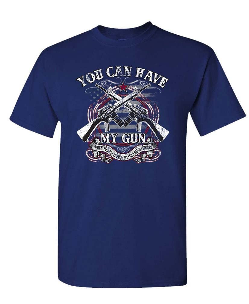 Cold Dead Fingers — Navy T-Shirt — front