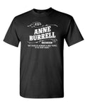 Anne Burrell Remembrance — Black T-Shirt — front