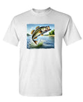 Largemouth Bass — White T-Shirt — front