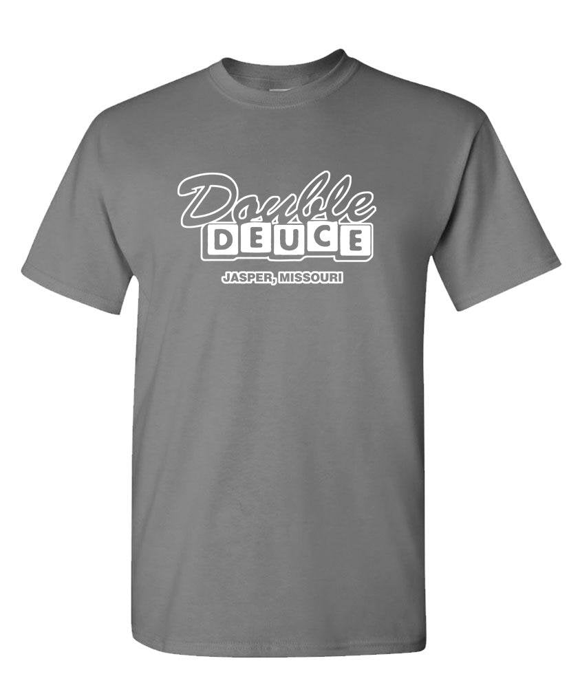Double Deuce — Charcoal T-Shirt — front