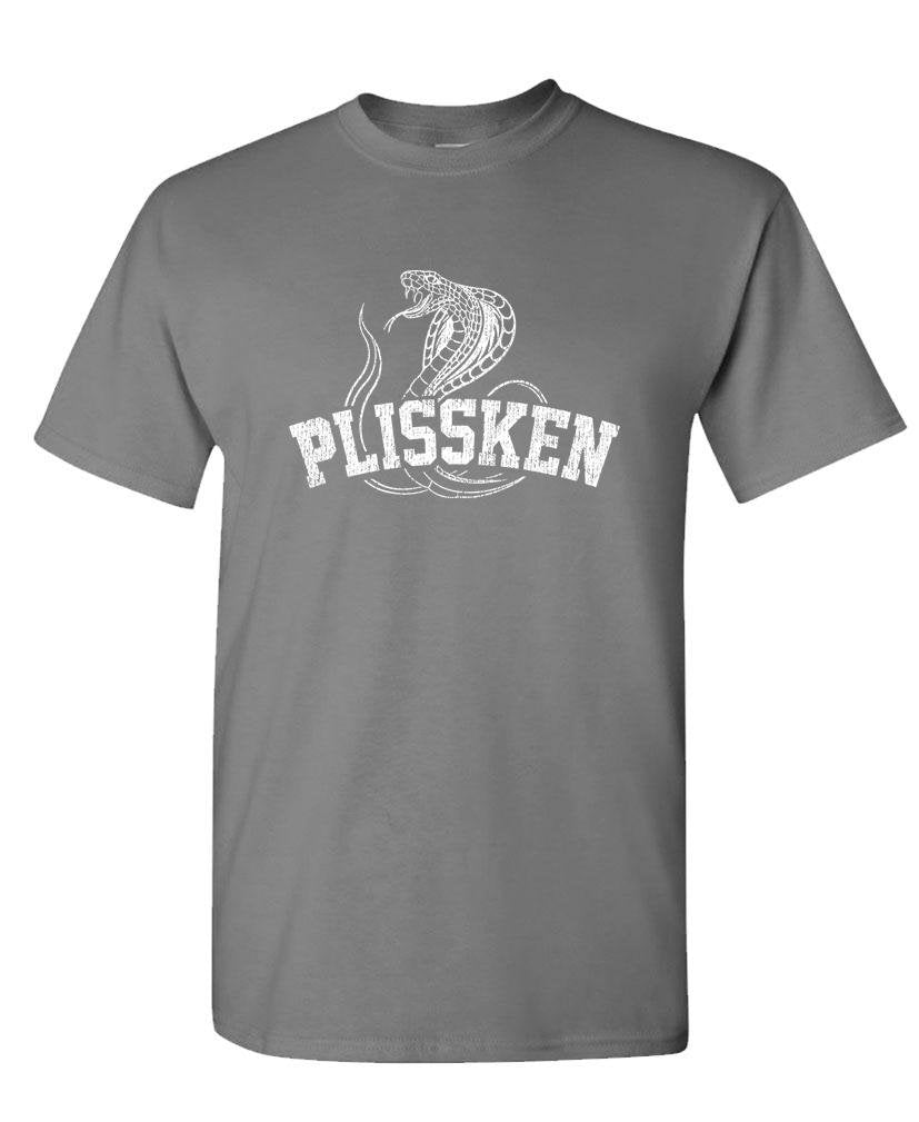 Plissken Cobra — Charcoal T-Shirt — front