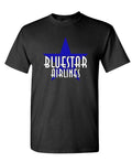 Bluestar Airlines — Black T-Shirt — front